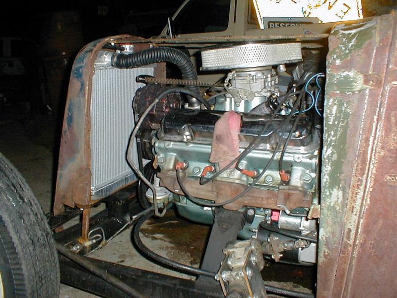 Motor is detailed out and steering box is finish-welded.