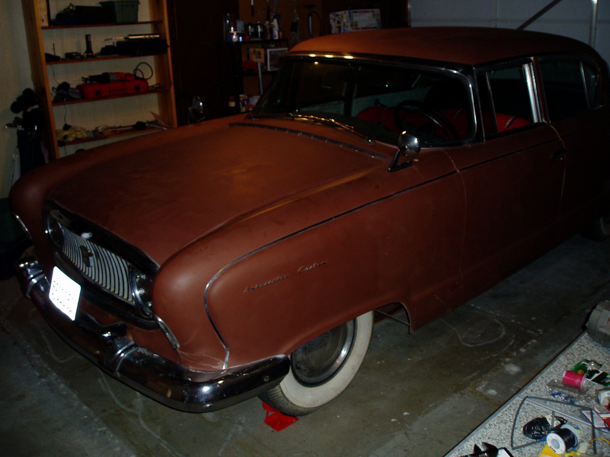 In the garage (mood lighting)