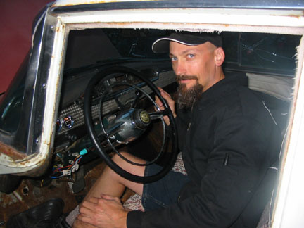 Behind the dash with all 12-volt wiring