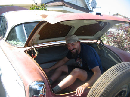 Removing the rear shocks. Really. 