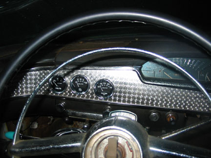 Gauges in the dash.