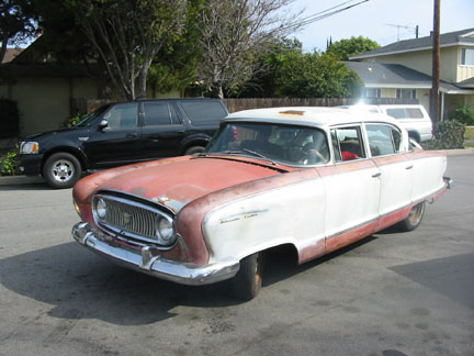 Backing out under it's own power...