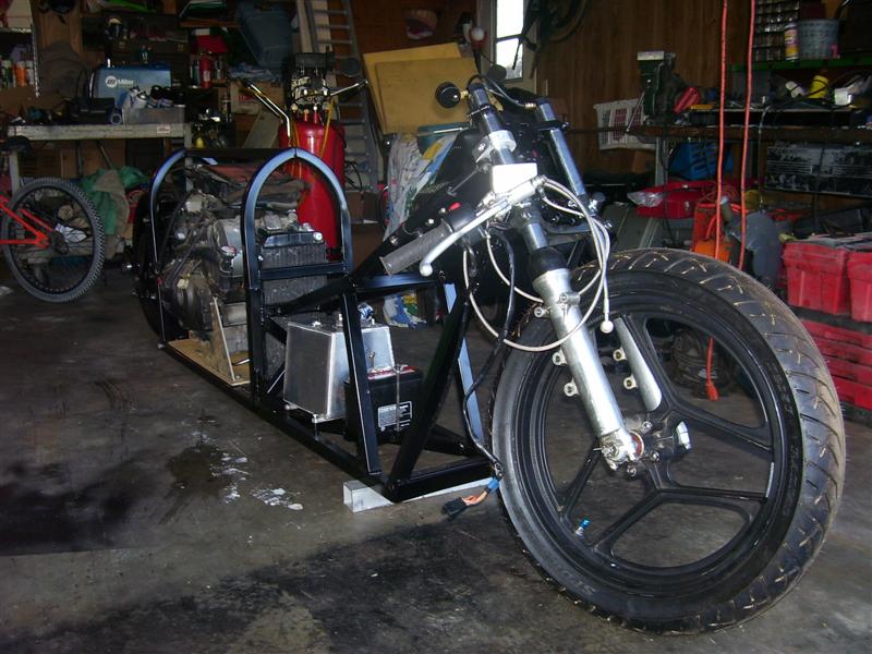 Fuel tank made and in place.