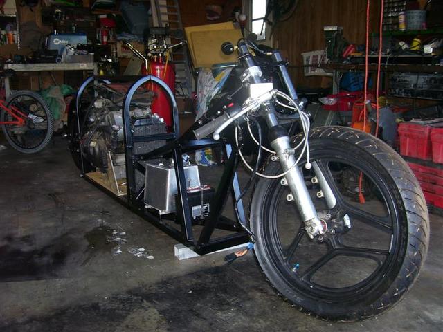 Fuel tank made and in place.