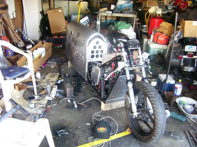 I was thinking on waiting till after Bonneville to add the air scoops on the top of the engine cover but I realize I can't wait.