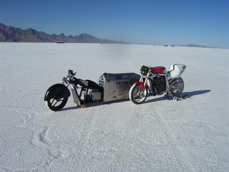 My bike with Mikey's GSXR 600.