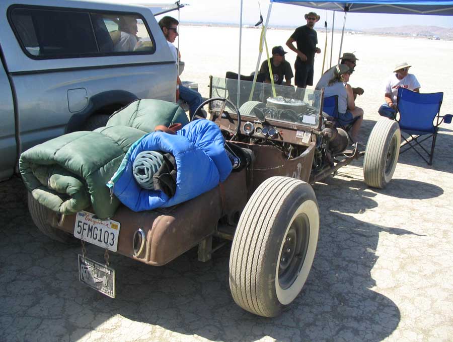 SCTA El Mirage July 2004.
Camping easy riders style.