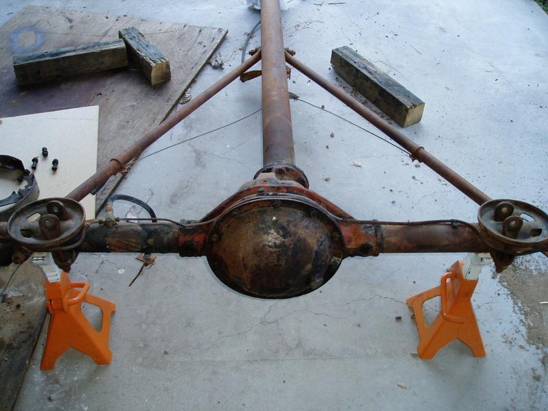 Rear end before disassembly.