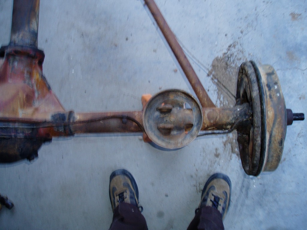 The passenger side hub is still on. I broke my hub puller trying to get it off. I'm waiting for inspiration on what to try next.