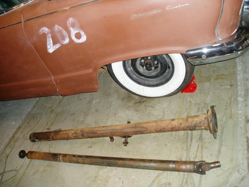 Torque tube and torque tube cover, removed. The tube just slides out.