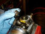 Now on to replacing the u-joint at the transmission end of the drive shaft (torque tube setups only have 1 u-joint). This is a r