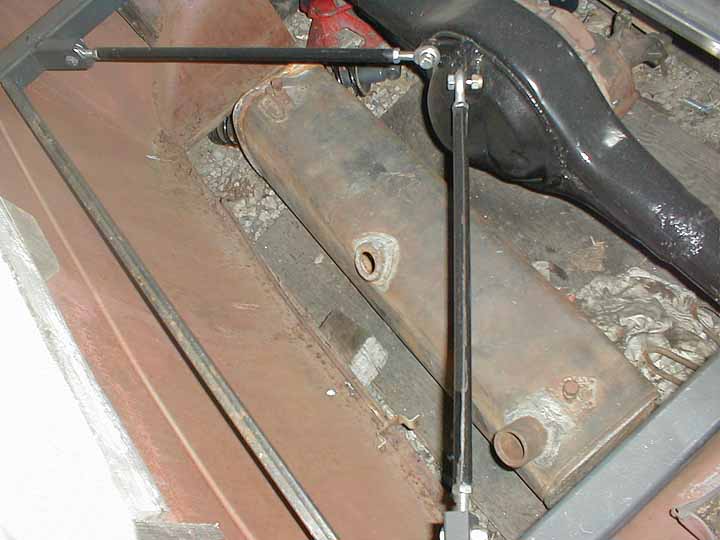 I think I can sneak the tank in underneath, but that depends on where I want to put the springs and shocks.