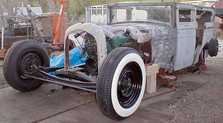 Front tires come and are installed.
Thanks to my bro Brian of DOOM.