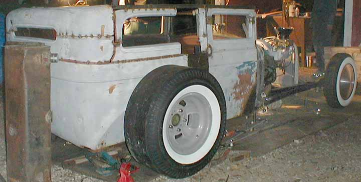 Tank sealer is in and drying. Front end is getting finalized. Pressure comes on to hang the coilovers so this thing can hold it'