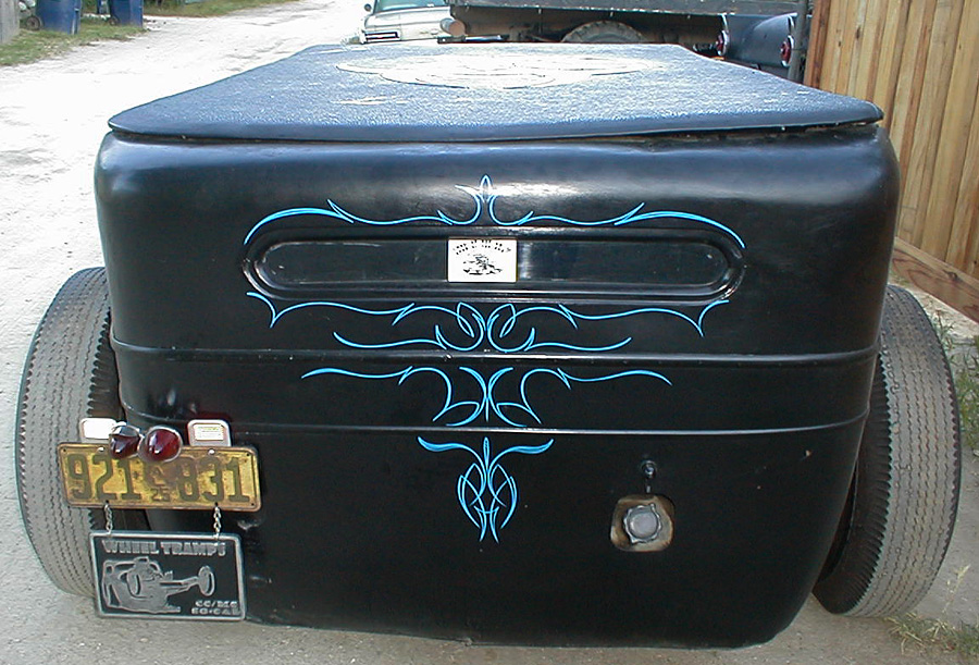 New striping from my favorite pinstriper, Jake.