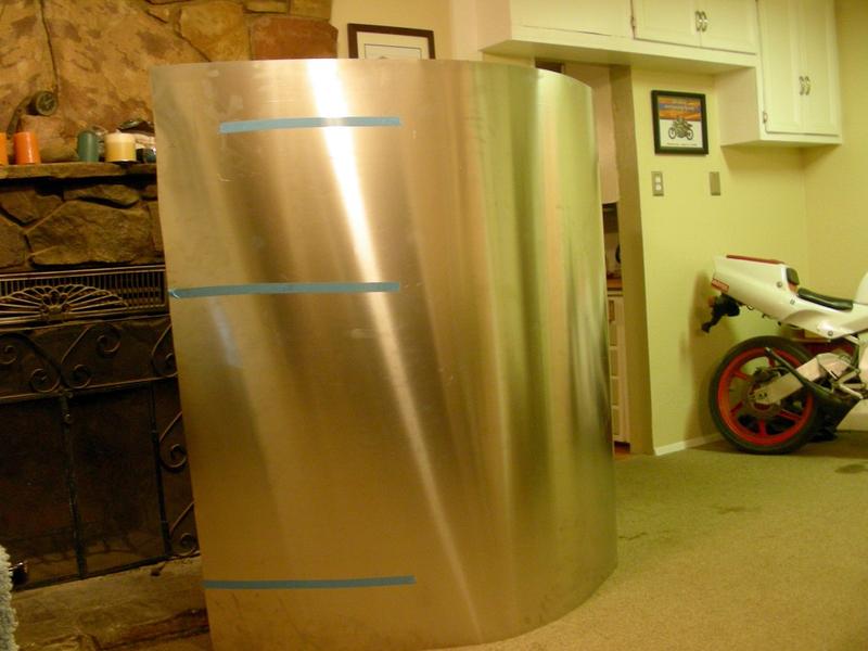 Roof piece cut and protected in the house until I can get my hands on some Clecos and Cleco pliers. Don't know where mine went.