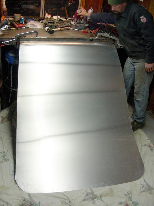 Clamped in and ready. Time to snatch a beer and think about this. My next move might screw the whole pooch.