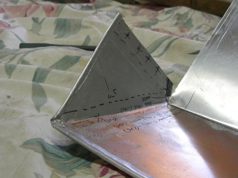 Driver side edge break in it's unrefined form.