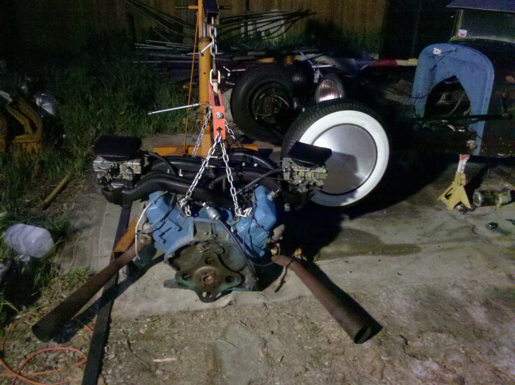 I'm lazy, so I left the motor as assembled as possible - even the exhaust.