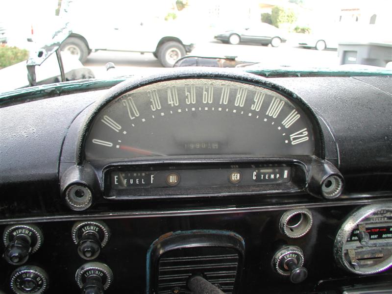 The dash is fairly intact and will make a good foundation.