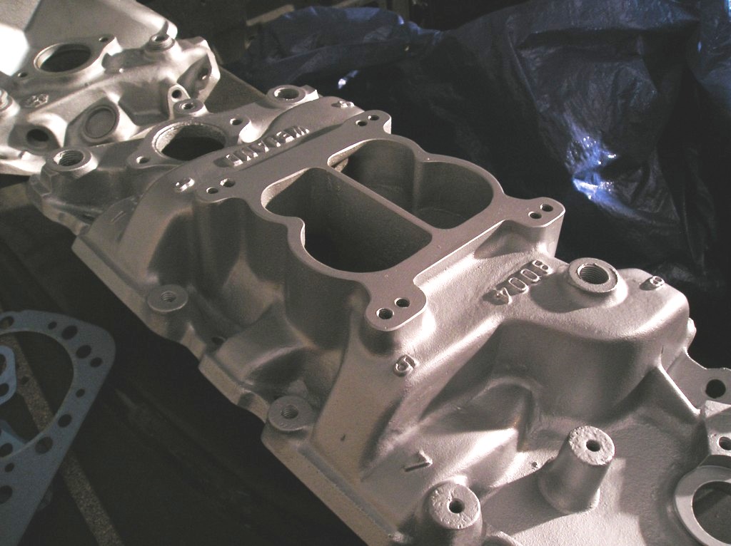 A perfect Weiand intake that I forgot existed. A nice surprise. Thanks Poppy.