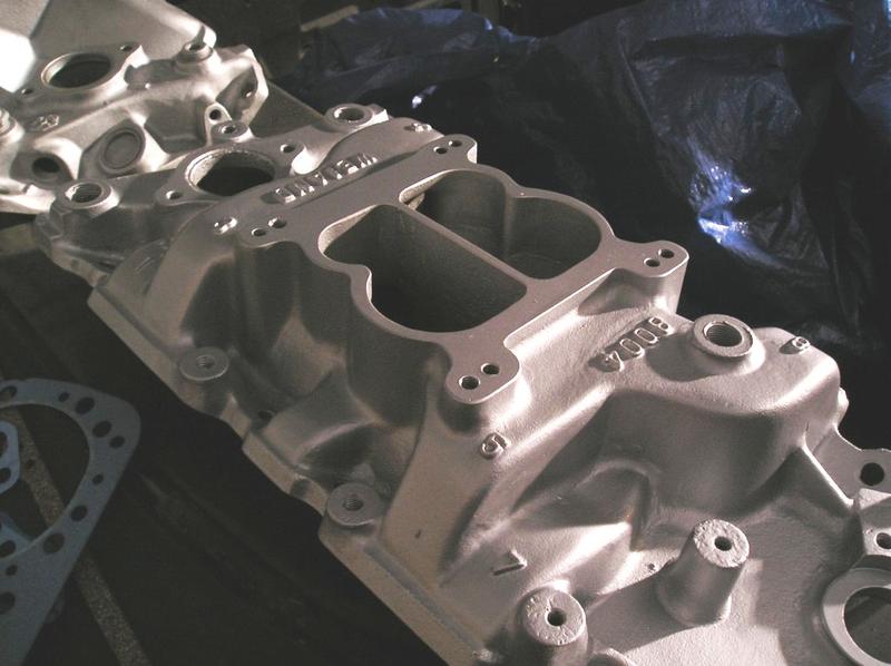 A perfect Weiand intake that I forgot existed. A nice surprise. Thanks Poppy.