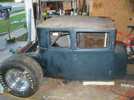 Side view before saw & grinder.