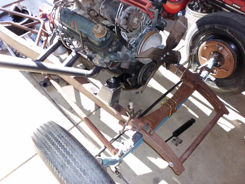 above shot of mount and header fit