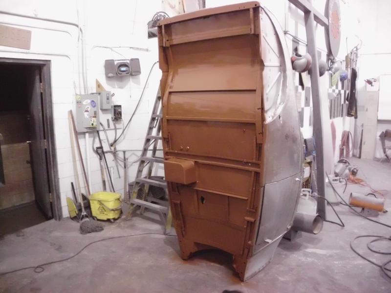 underside of body finished and primed