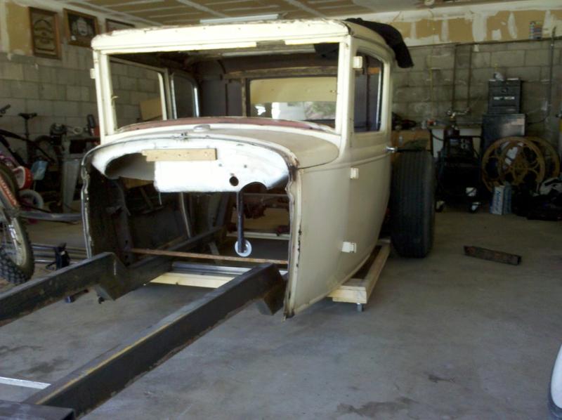 Rear end in for mock up