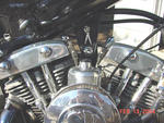 The beauty of the Shovelhead engine...84 ci of raw liver-quiverin' power.