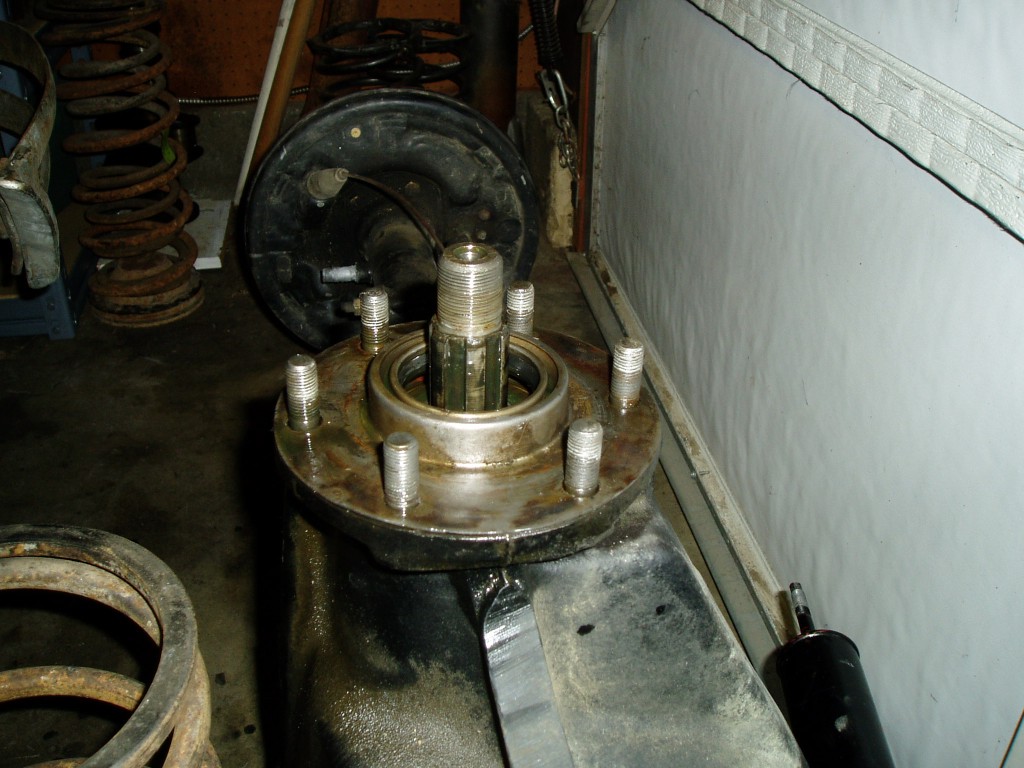 Pinion seal cover is free. Now I can knock out the old seal and drive in a new one. The old seal failed badly & 90w gear oil