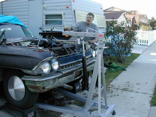 It was a lot harder to get the 390 out then it was to put in the 383.