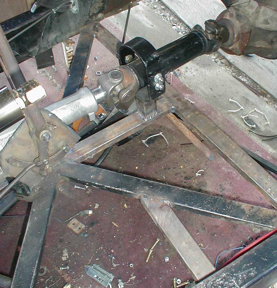 New floor pieces (unpainted ones). Driveshaft loop and something to tie the seat to.