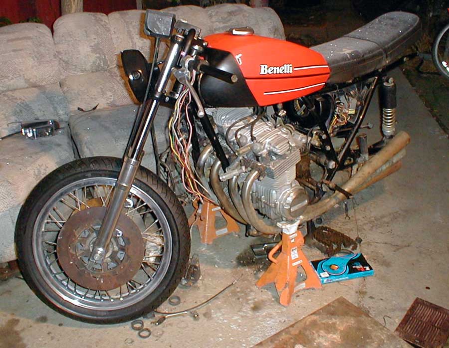 Beginning reassembly. I was routing the wiring through the Tomasellis.