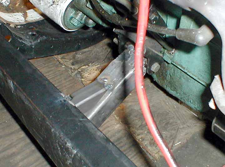 Motor mounts fabbed and installed.