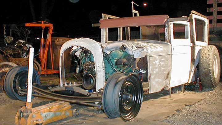 Chopped driver door and proportion check.