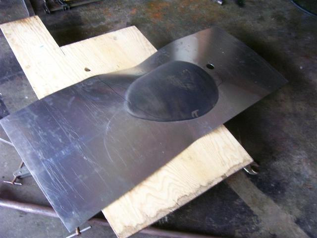 The part curled up a bit.......