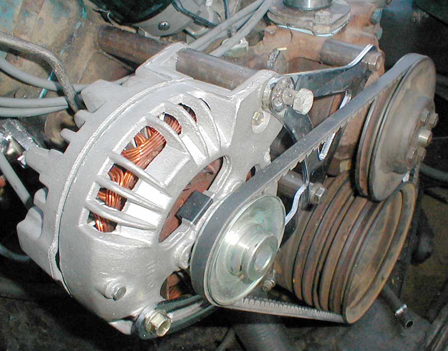 Alternator bracket issues nearly worked out.