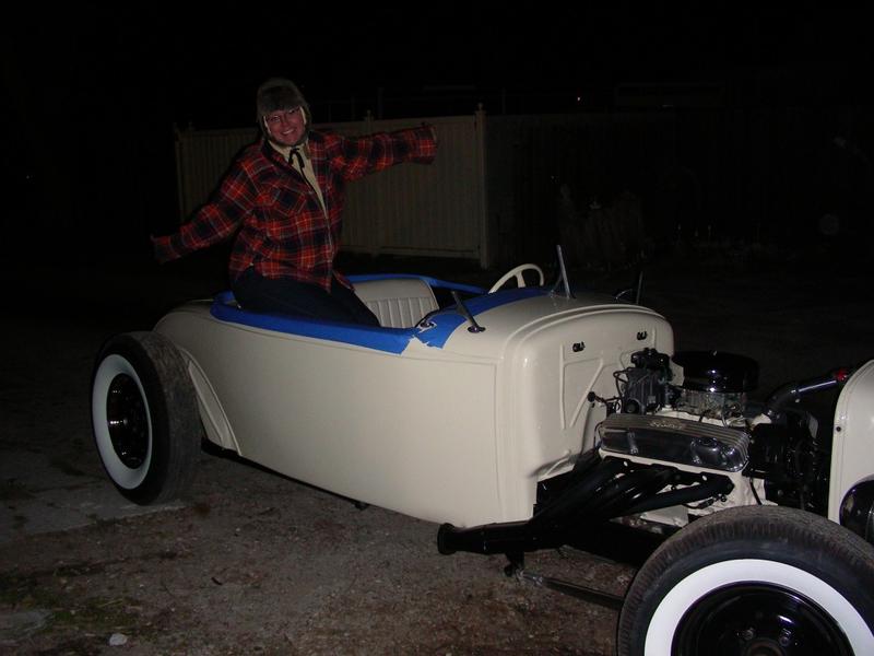 shazam!it moved under its own power for the first time in 6 months,thats a long time.my girl looking like elmer fud for the cold