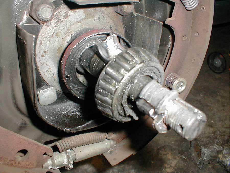 The vibration in the car that's been becoming more evident since Vegas has been the remains of the outer bearing welding itself 