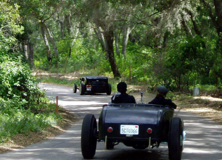 Our attention was turning largely to racing, but the cars still got out on drives like this one through the Paso Robles wine cou