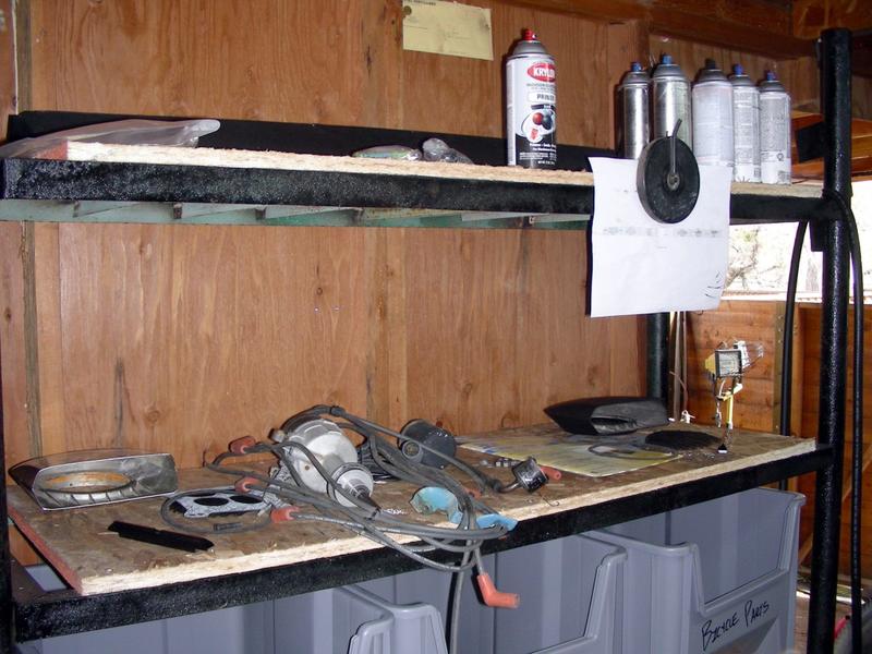 Parts shelves are getting empty. Almost there.