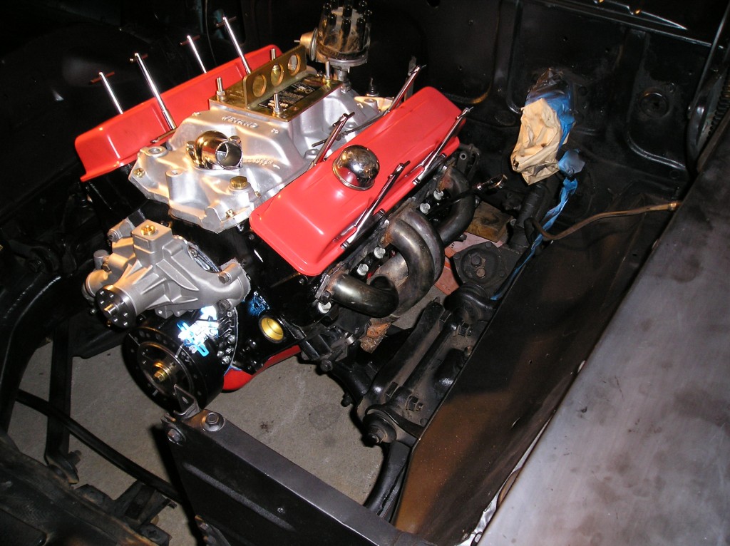 Had to switch to shorty headers, but clearance is good.