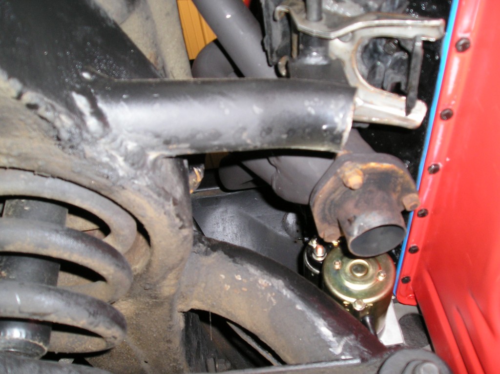 Finally got a lucky break. The block hugger headers will fit with room to route the exhaust. Just barely.