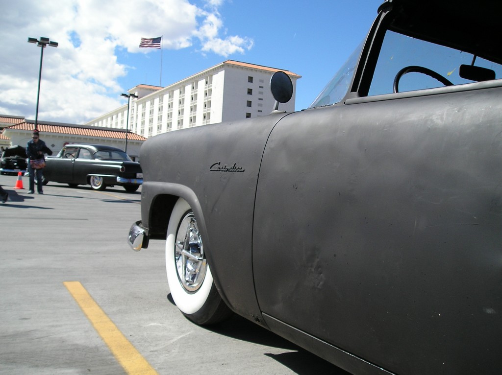 The Customline in the lot. Finally