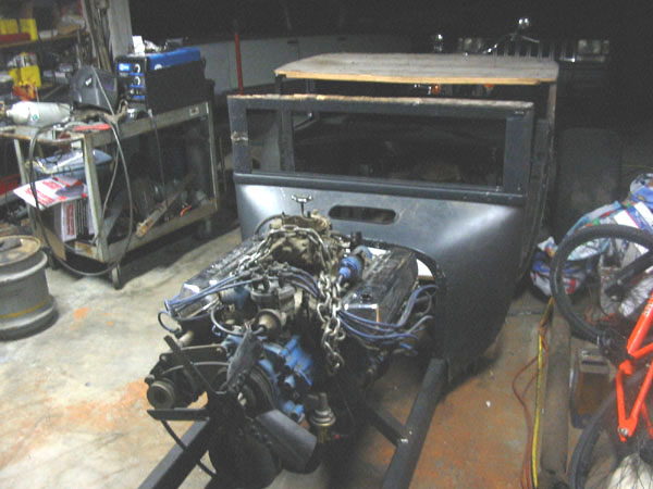 Front view, motor mounted.