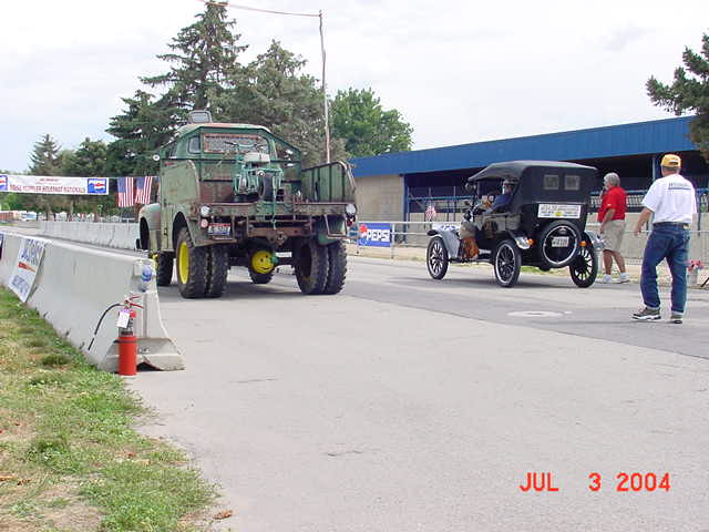 It did, however, run against the Model T (and lost!).