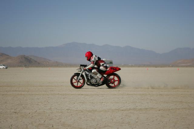 The beginning of the A-F record run at the July meet. Tall tall gears. Photo by Stewart Harnick.
