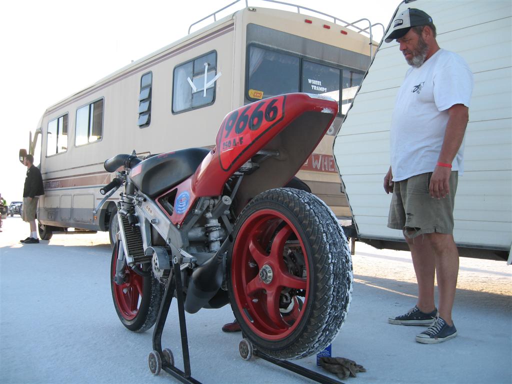 Scotty "Snooty, Snotty" turns up his nose at 2-strokes.